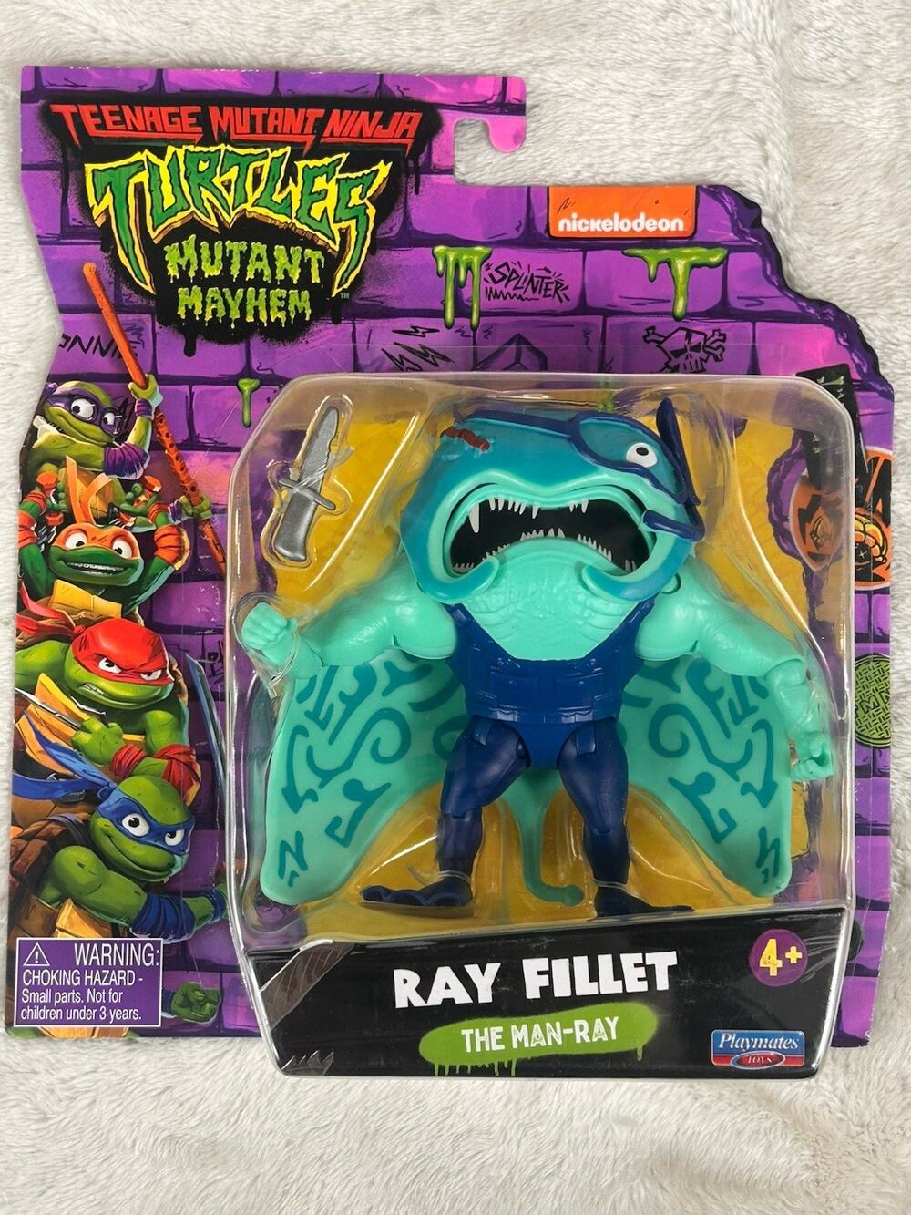 2024 Teenage Mutant Ninja Turtles Mutant Mayhem Ray Fillet The Man Ray ~NEWd